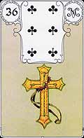 Lemormand Kartenlegen - Das Kreuz